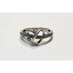 JWBR Sterling Silver Diamond & Synthetic Ruby